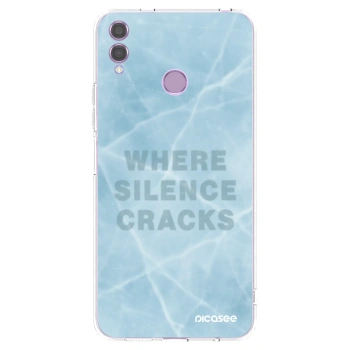 Picasee silikonska prozirna maskica za Honor 8X - SILENCE