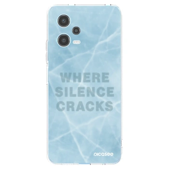 Picasee silikonska prozirna maskica za Xiaomi Redmi Note 12 5G - SILENCE