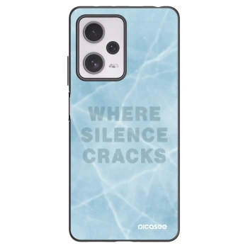 Picasee crna silikonska maskica za Xiaomi Redmi Note 12 Pro+ 5G - SILENCE