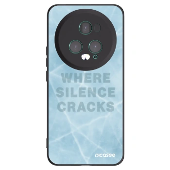 Picasee crna silikonska maskica za Honor Magic5 Pro - SILENCE
