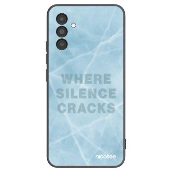 Picasee crna silikonska maskica za Samsung Galaxy A04s A047F - SILENCE