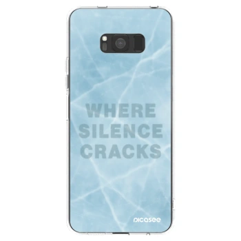 Picasee silikonska prozirna maskica za Samsung Galaxy S8 G950F - SILENCE