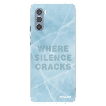Picasee silikonska prozirna maskica za Motorola Moto G62 - SILENCE