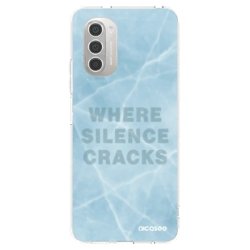 Picasee silikonska prozirna maskica za Motorola Moto G51 - SILENCE