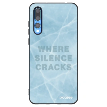 Picasee crna silikonska maskica za Huawei P20 Pro - SILENCE
