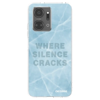Picasee silikonska prozirna maskica za Honor X7a - SILENCE