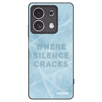 Picasee crna silikonska maskica za Xiaomi Redmi Note 13 4G - SILENCE