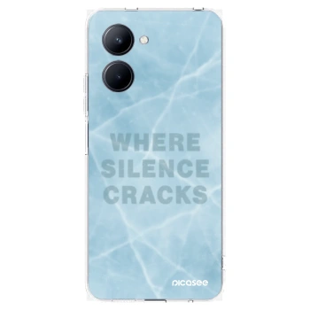 Picasee silikonska prozirna maskica za Realme C33 (2023) - SILENCE