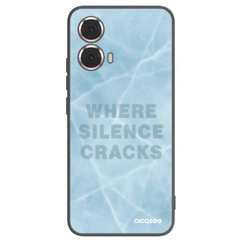 Picasee crna silikonska maskica za Motorola Moto G85 - SILENCE