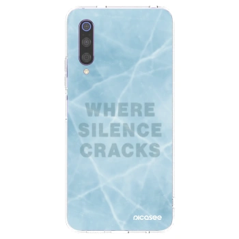 Picasee silikonska prozirna maskica za Xiaomi Mi 9 - SILENCE