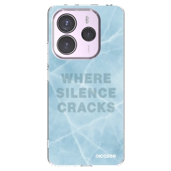 Picasee silikonska prozirna maskica za Xiaomi Redmi Note 14 5G - SILENCE
