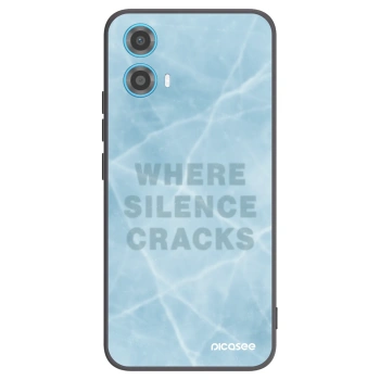 Picasee crna silikonska maskica za Motorola Moto G34 5G - SILENCE