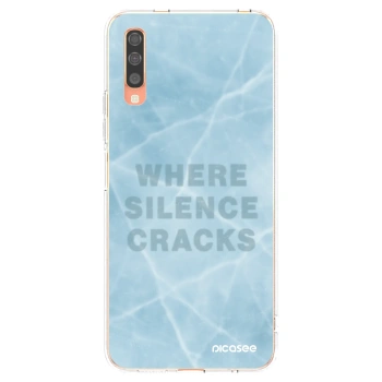 Picasee silikonska prozirna maskica za Samsung Galaxy A70 A705F - SILENCE