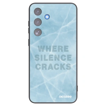 Picasee crna silikonska maskica za Samsung Galaxy S25 FE 5G - SILENCE