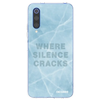 Picasee silikonska prozirna maskica za Xiaomi Mi 9 SE - SILENCE