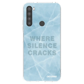 Picasee silikonska prozirna maskica za Xiaomi Redmi Note 8 - SILENCE