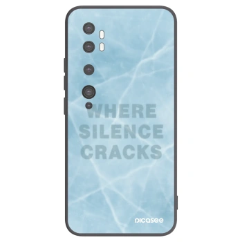Picasee crna silikonska maskica za Xiaomi Mi Note 10 (Pro) - SILENCE