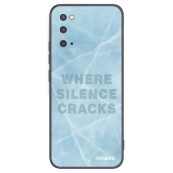 Picasee crna silikonska maskica za Samsung Galaxy S20 G980F - SILENCE