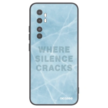 Picasee crna silikonska maskica za Xiaomi Mi Note 10 Lite - SILENCE