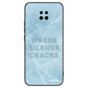 Picasee crna silikonska maskica za Xiaomi Redmi Note 9S - SILENCE