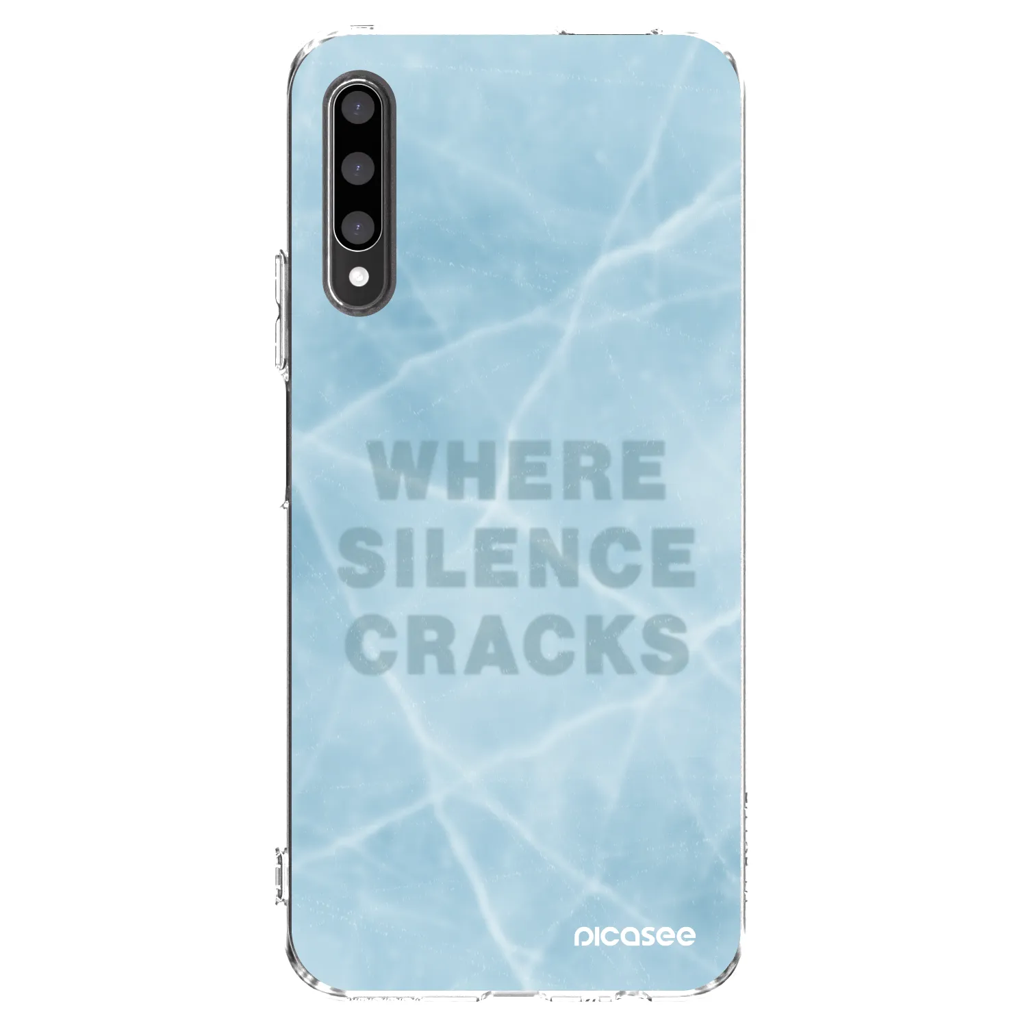 Picasee silikonska prozirna maskica za Honor 9X Pro - SILENCE