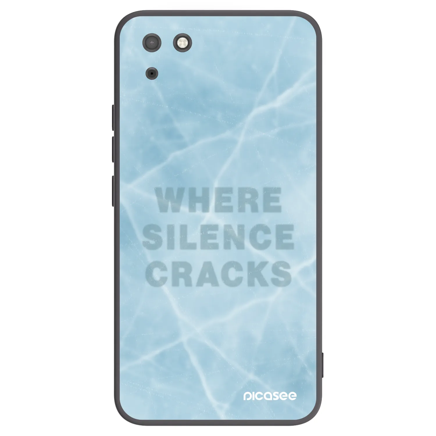 Picasee crna silikonska maskica za Huawei Y5P - SILENCE