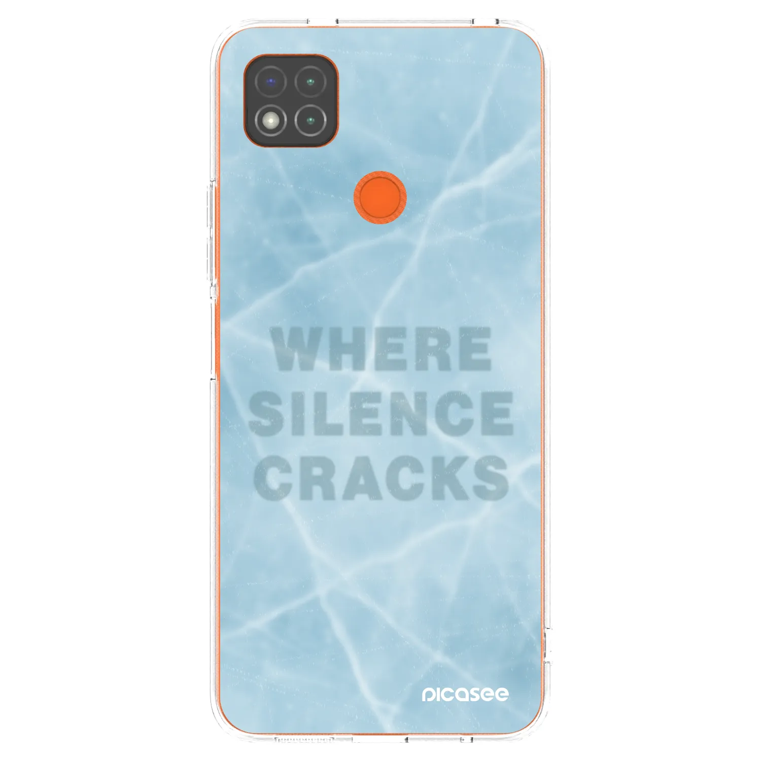Picasee silikonska prozirna maskica za Xiaomi Redmi 9C - SILENCE