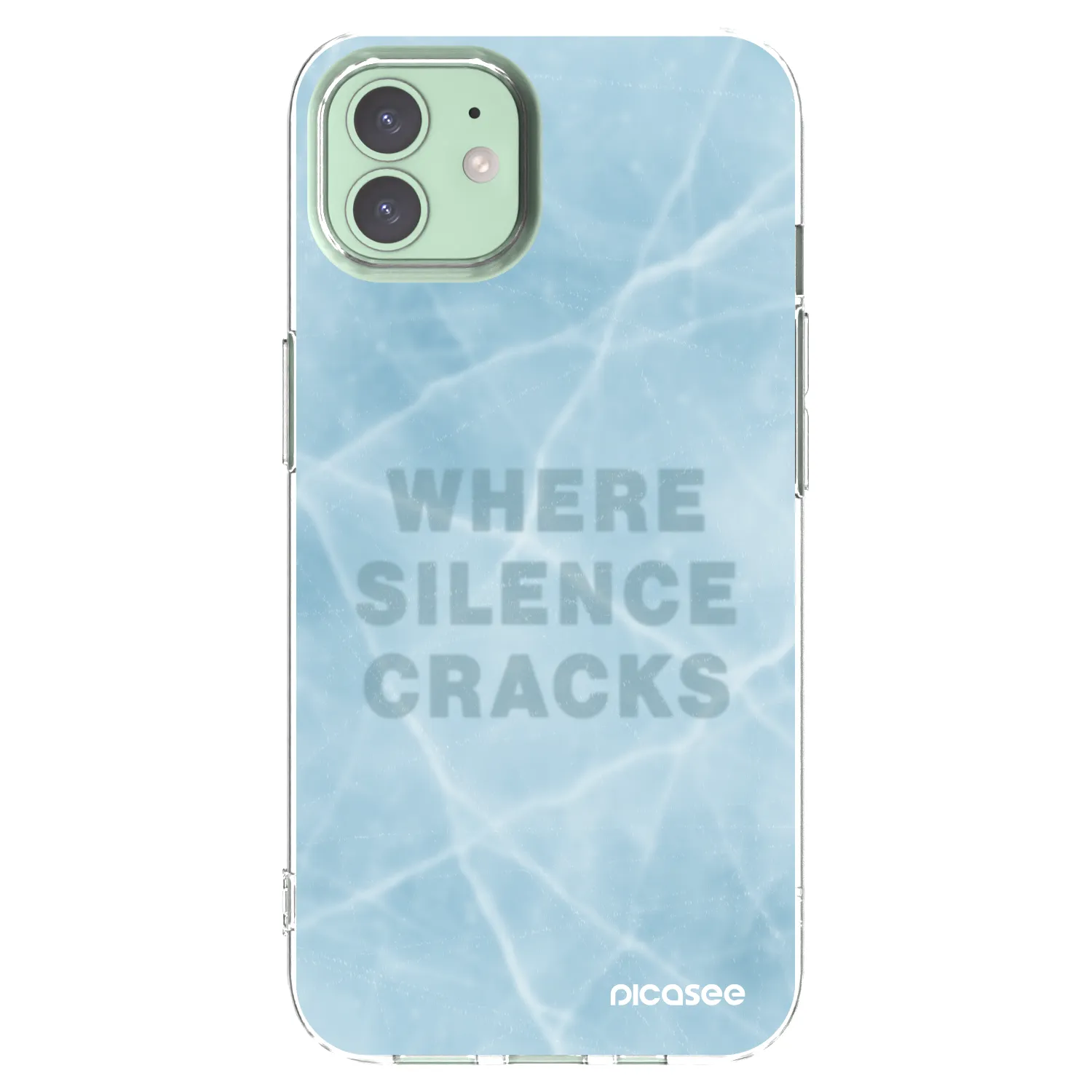 Picasee silikonska prozirna maskica za Apple iPhone 12 Pro - SILENCE