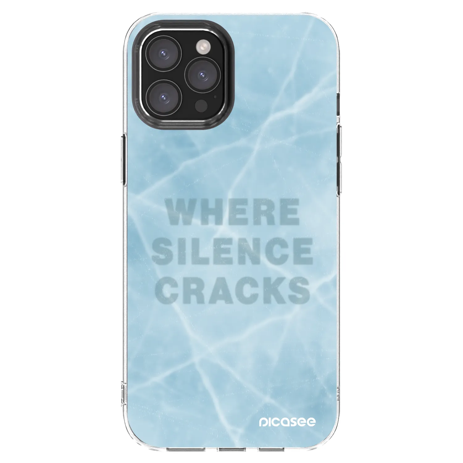 Picasee silikonska prozirna maskica za Apple iPhone 12 Pro Max - SILENCE