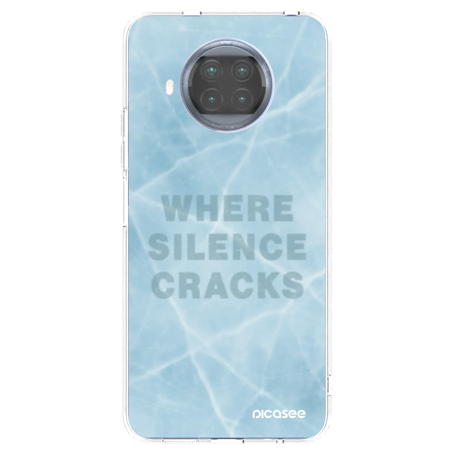 Picasee silikonska prozirna maskica za Xiaomi Mi 10T Lite - SILENCE