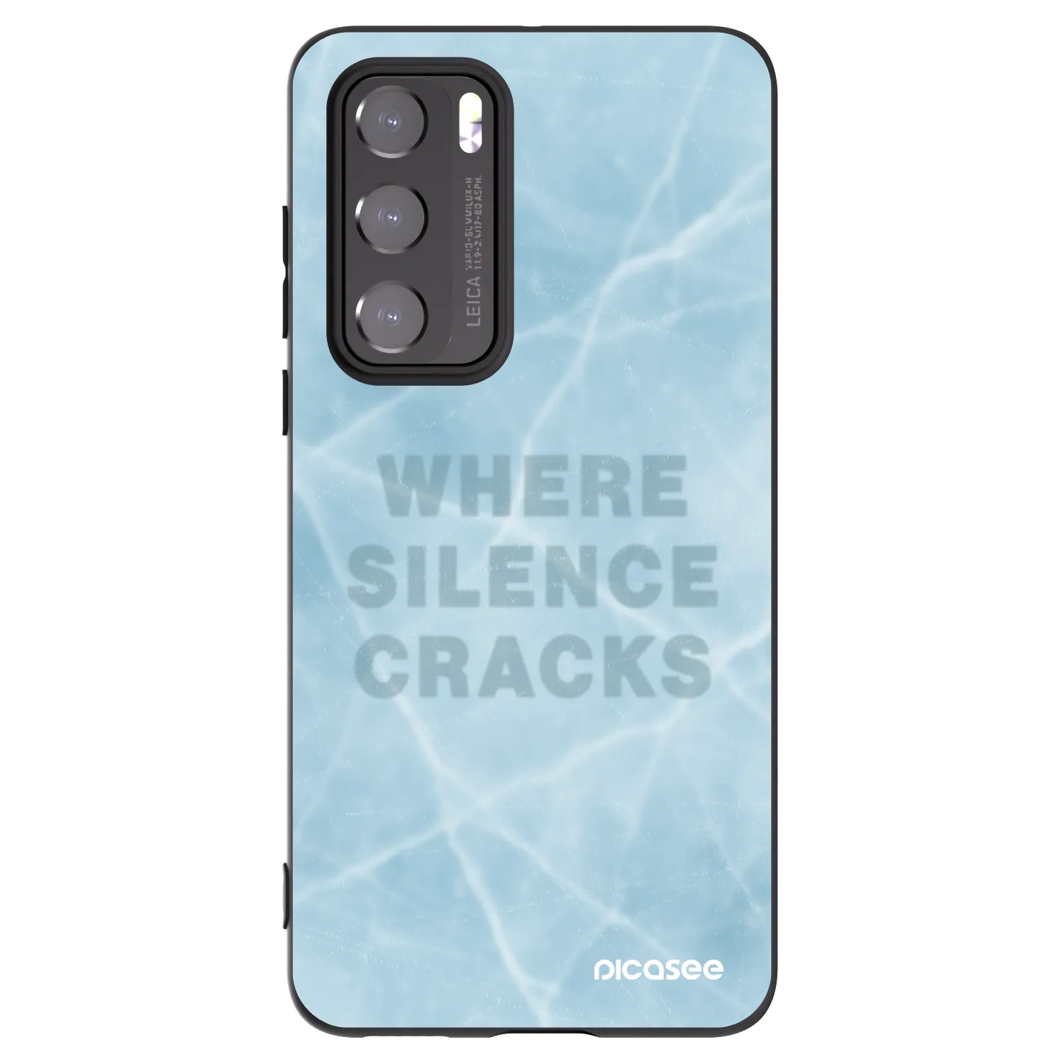 Picasee crna silikonska maskica za Huawei P40 - SILENCE