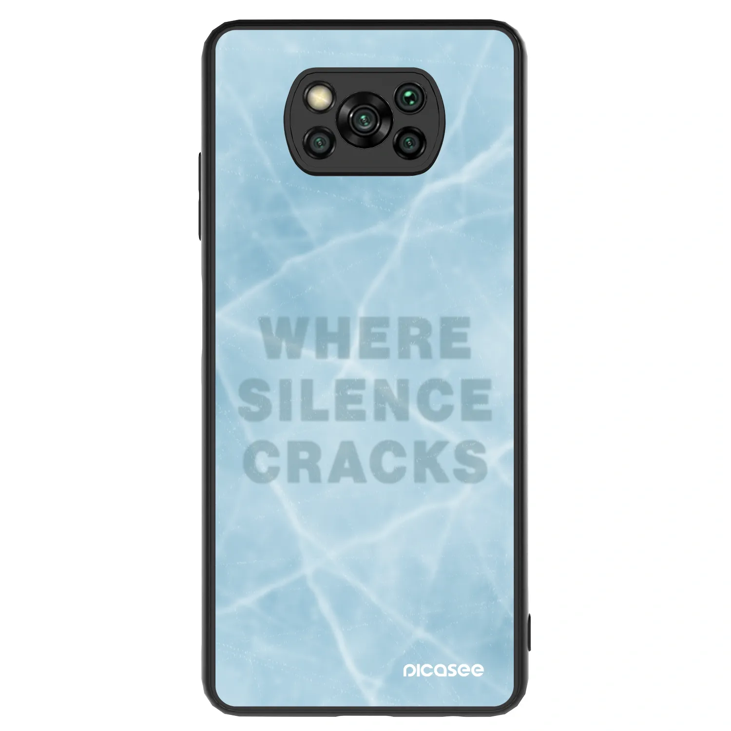 Picasee ULTIMATE CASE za Xiaomi Poco X3 - SILENCE