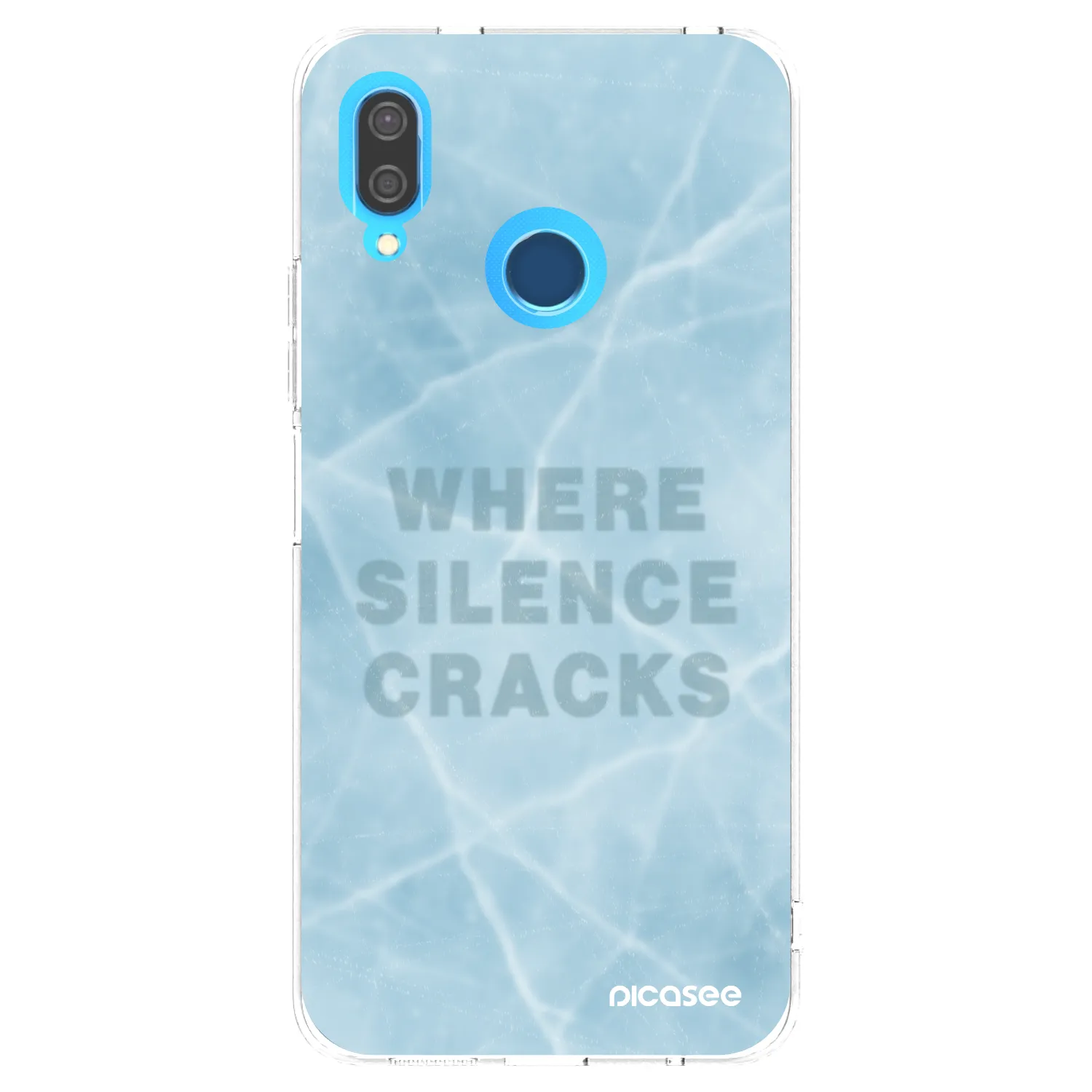 Picasee silikonska prozirna maskica za Huawei P20 Lite - SILENCE
