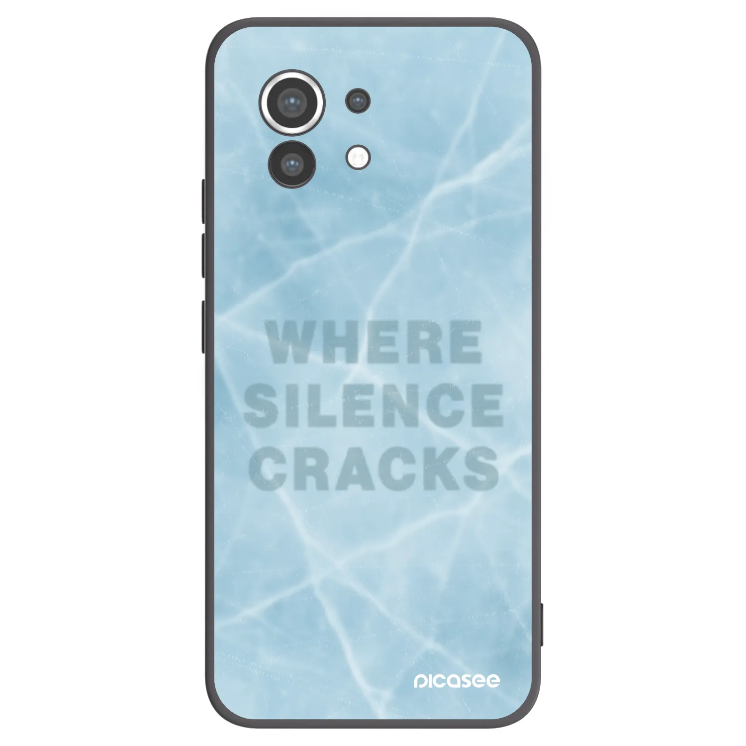 Picasee crna silikonska maskica za Xiaomi Mi 11 - SILENCE