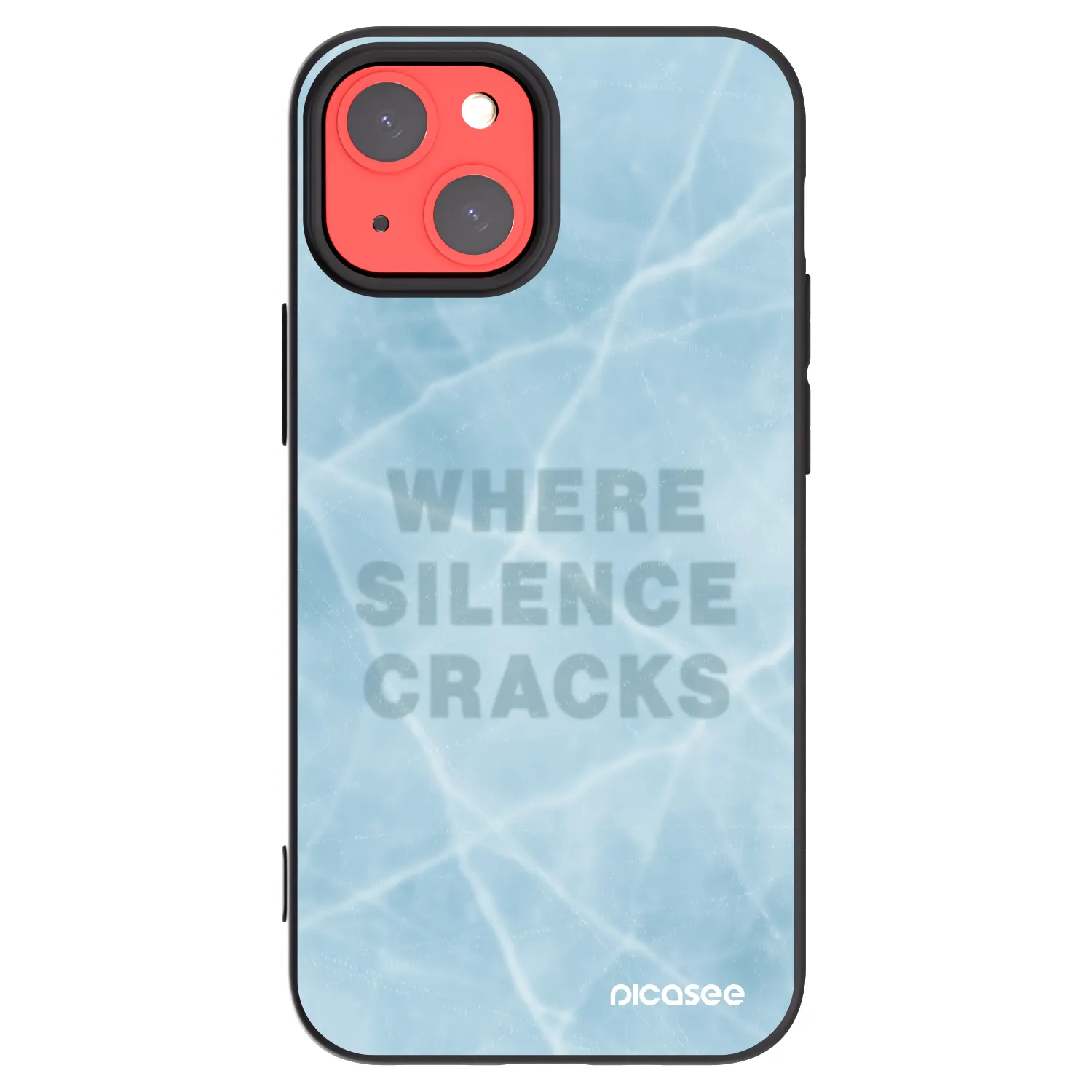 Picasee crna silikonska maskica za Apple iPhone 13 mini - SILENCE