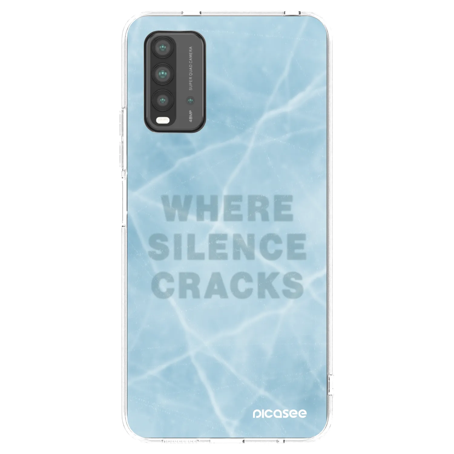 Picasee crna silikonska maskica za Xiaomi Redmi 9T - SILENCE