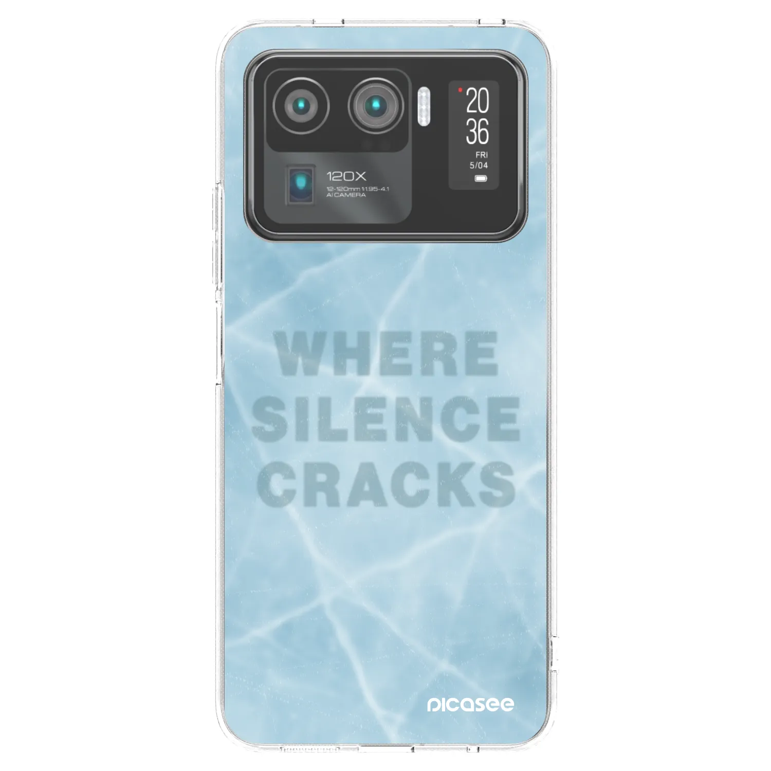 Picasee silikonska prozirna maskica za Xiaomi Mi 11 Ultra - SILENCE