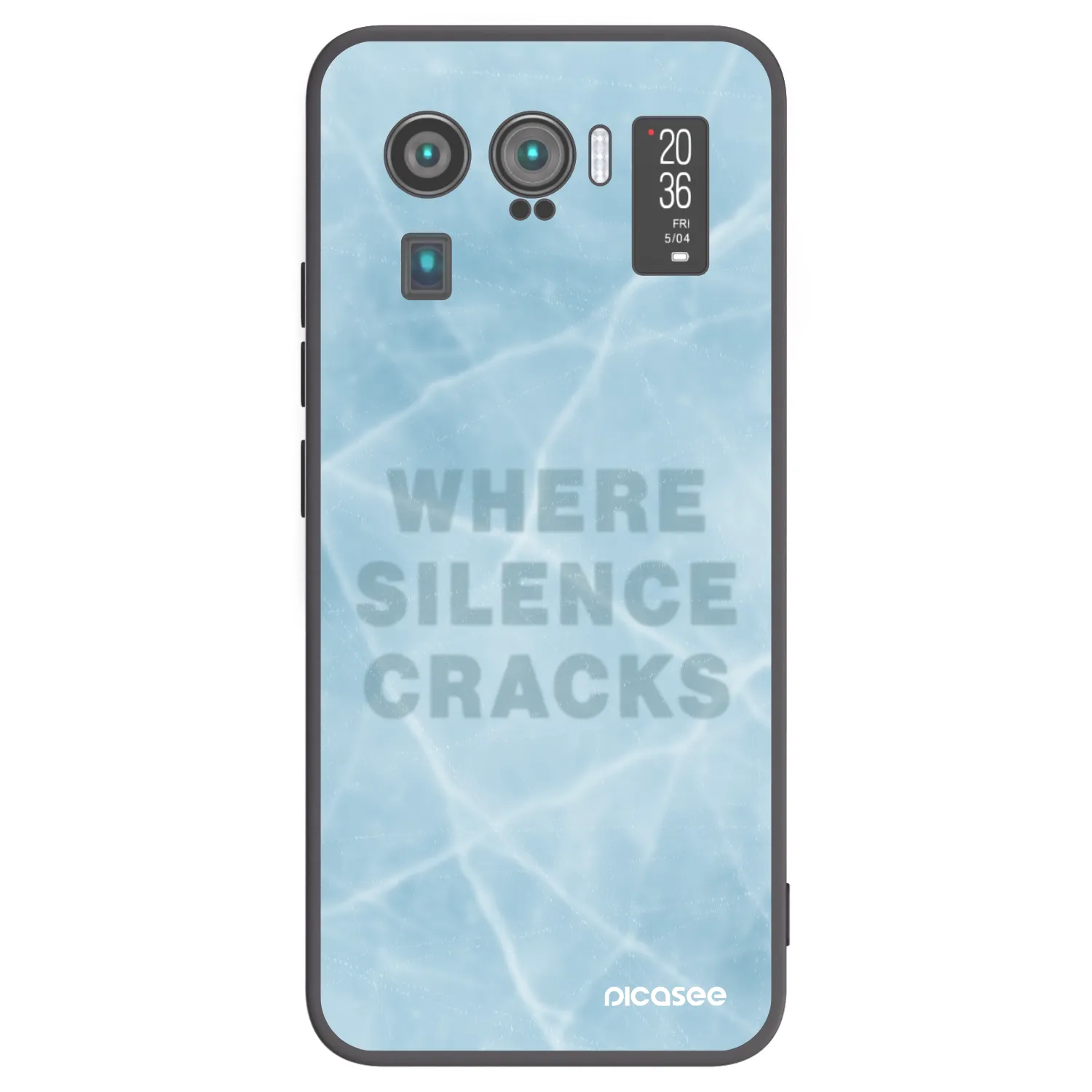 Picasee crna silikonska maskica za Xiaomi Mi 11 Ultra - SILENCE