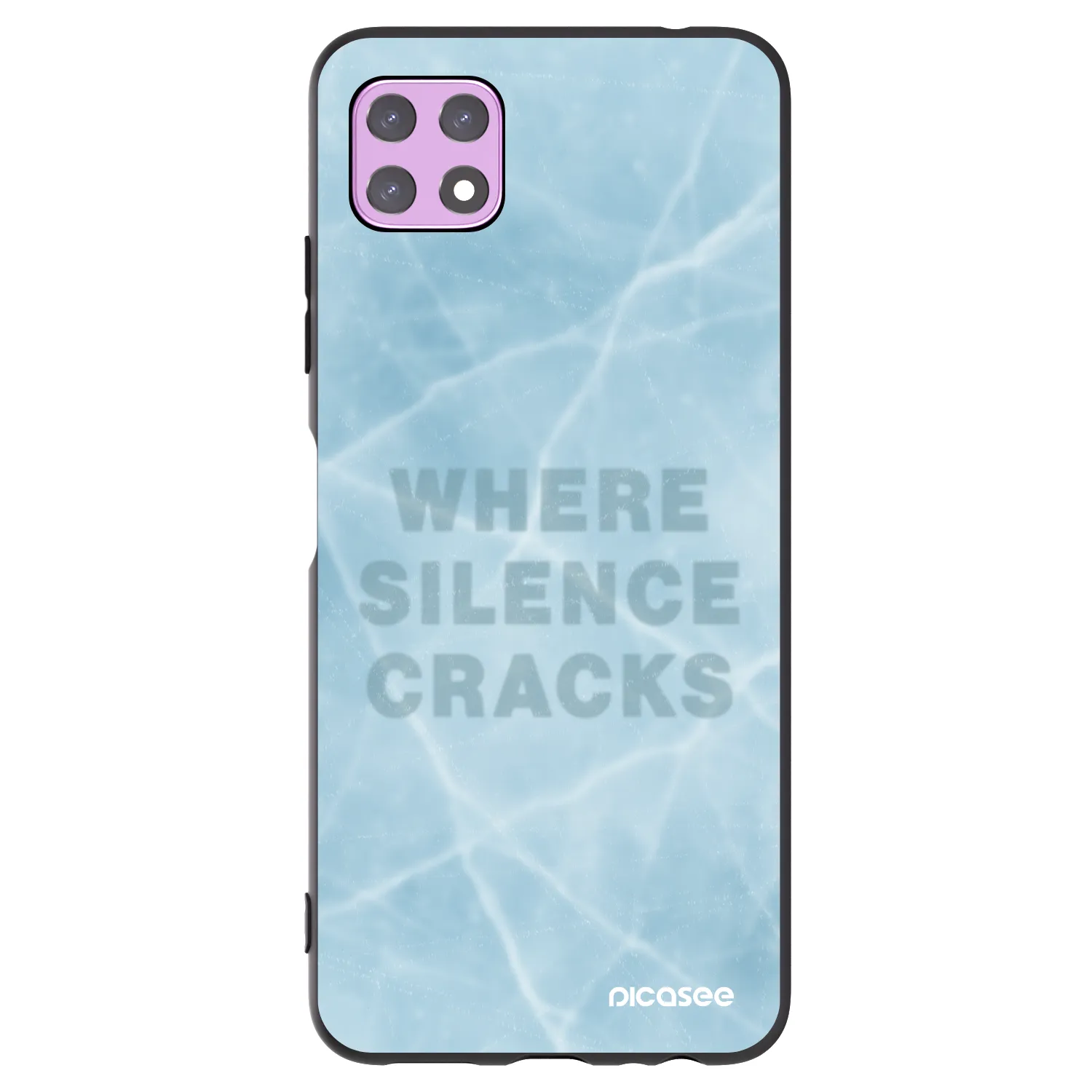 Picasee crna silikonska maskica za Samsung Galaxy A22 A226B 5G - SILENCE
