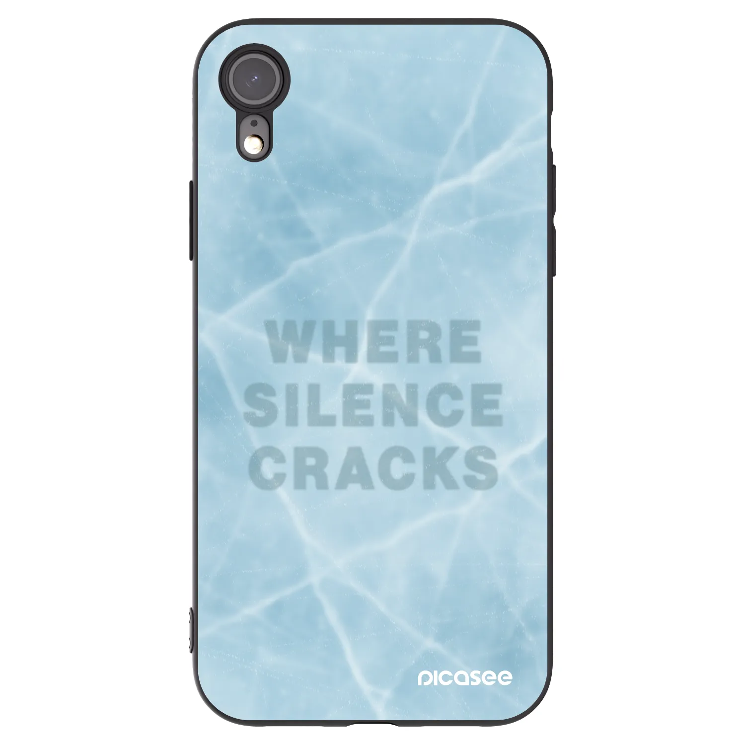 Picasee crna silikonska maskica za Apple iPhone 6 Plus/6S Plus - SILENCE