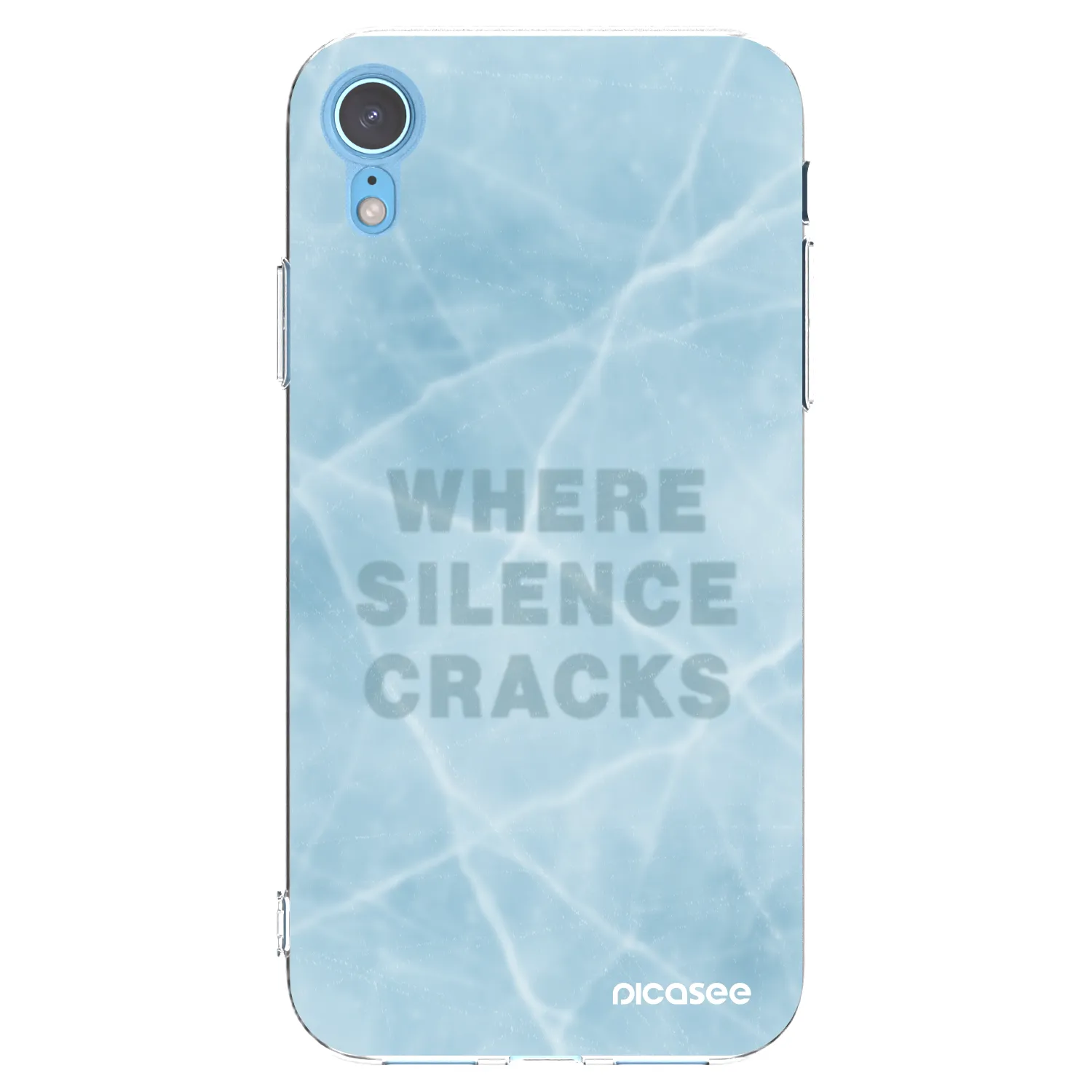 Picasee silikonska prozirna maskica za Apple iPhone XR - SILENCE