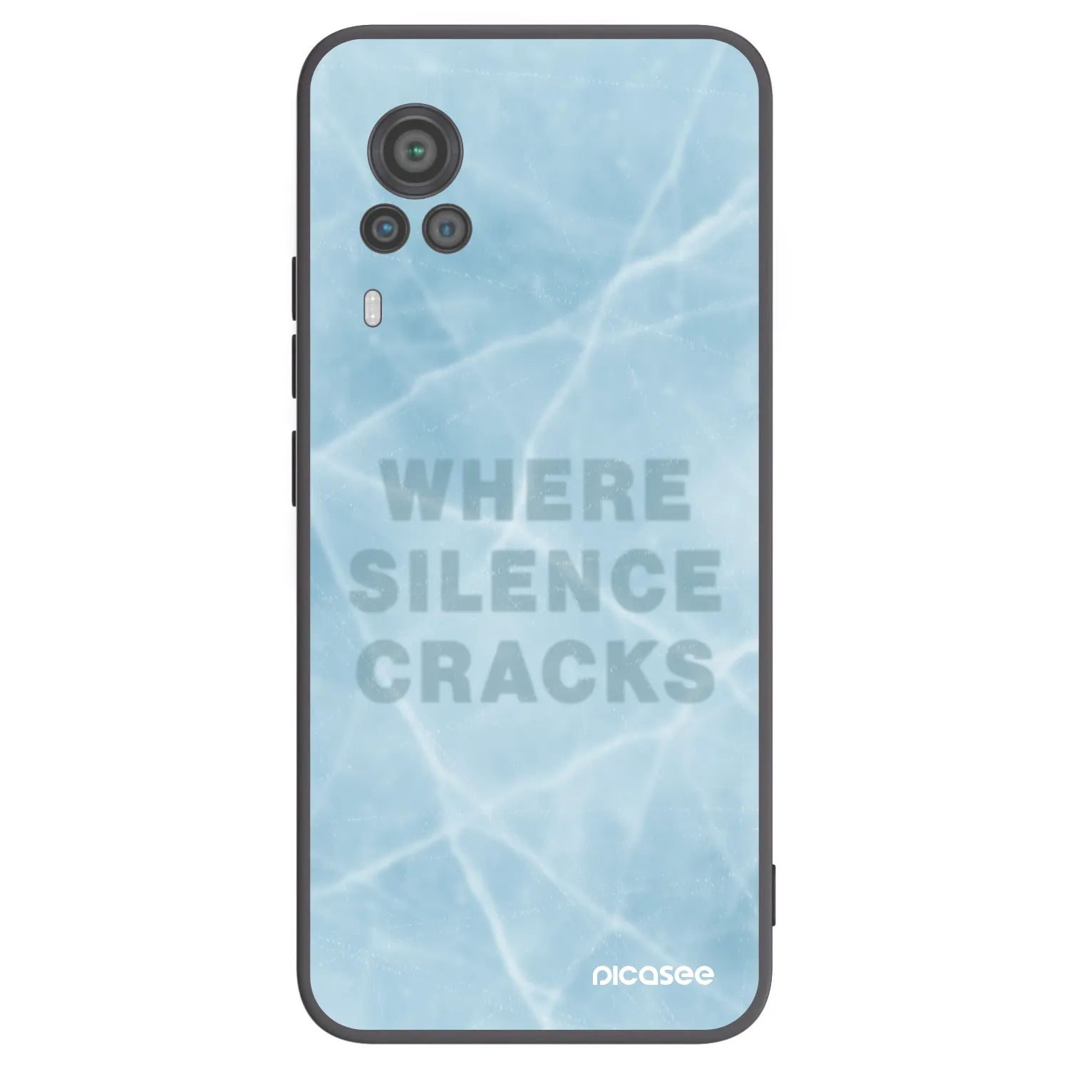 Picasee crna silikonska maskica za Vivo X60 Pro 5G - SILENCE
