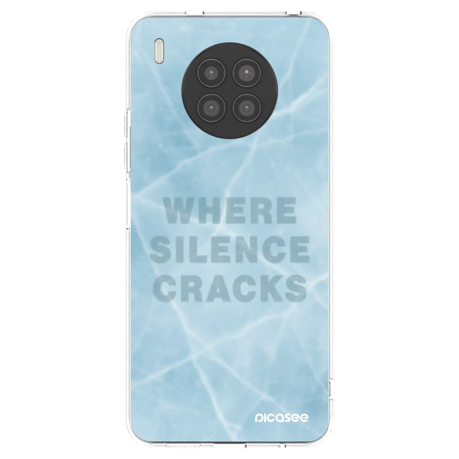 Picasee silikonska prozirna maskica za Huawei Nova 8i - SILENCE