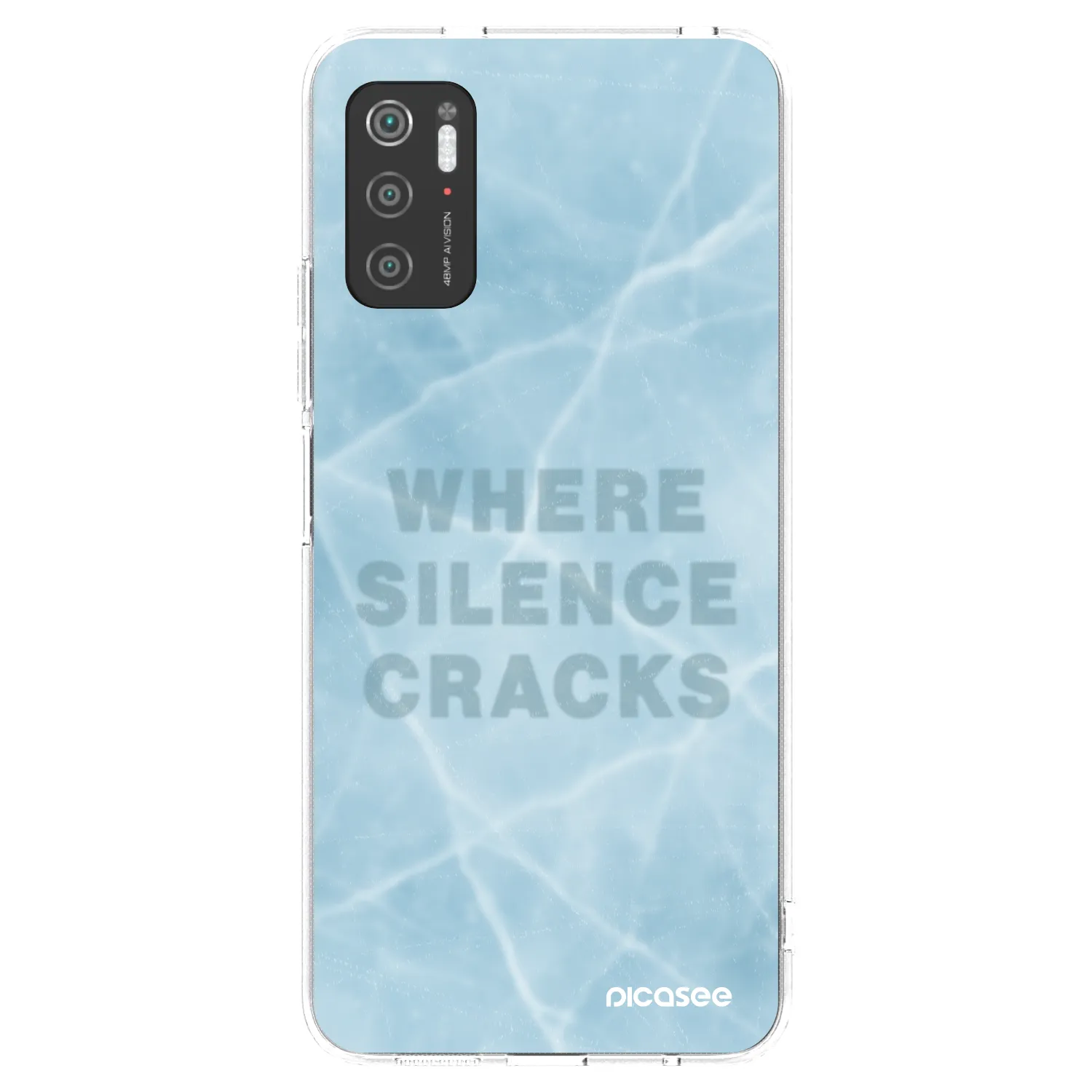 Picasee silikonska prozirna maskica za Xiaomi Poco M3 Pro 5G - SILENCE
