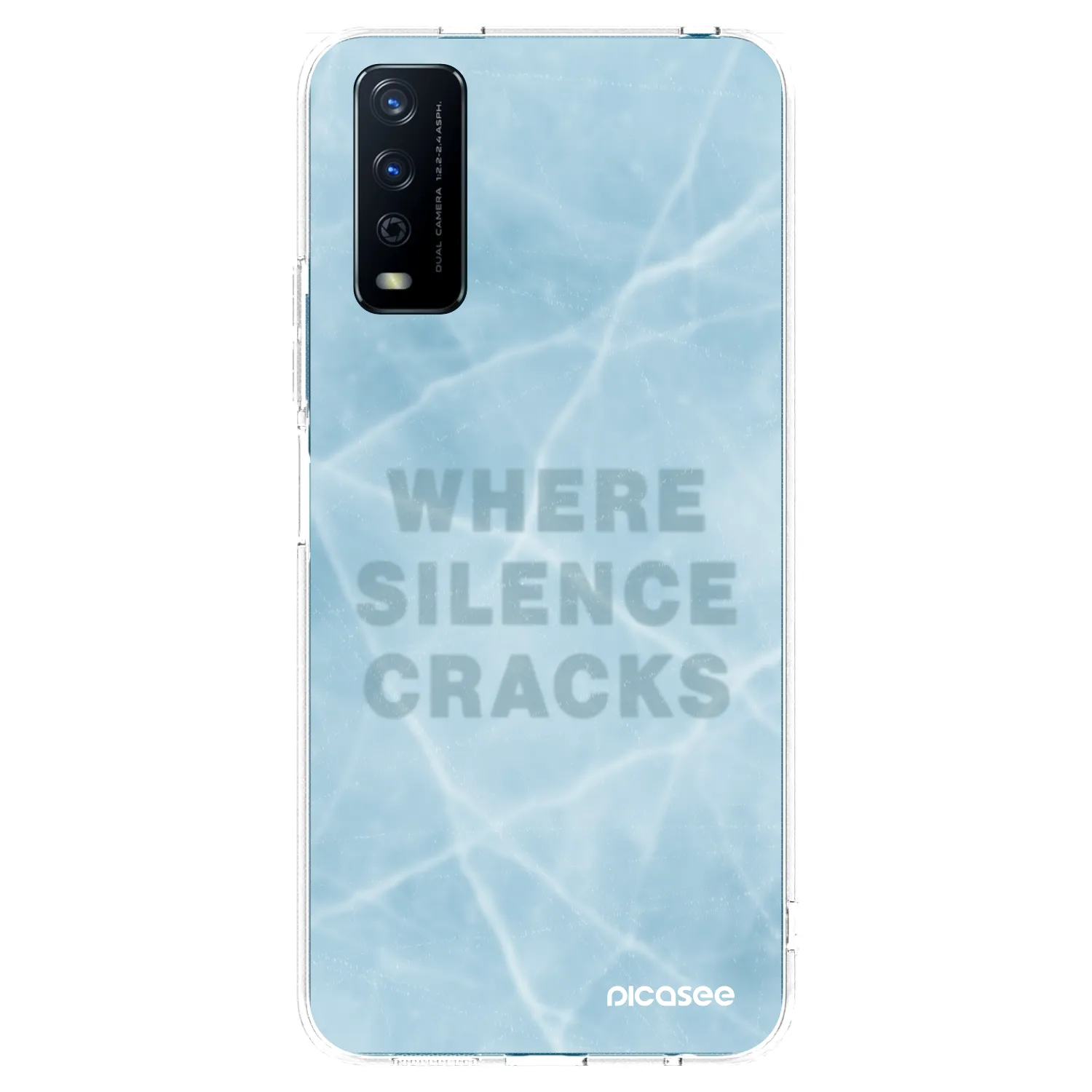 Picasee silikonska prozirna maskica za Vivo Y11s - SILENCE