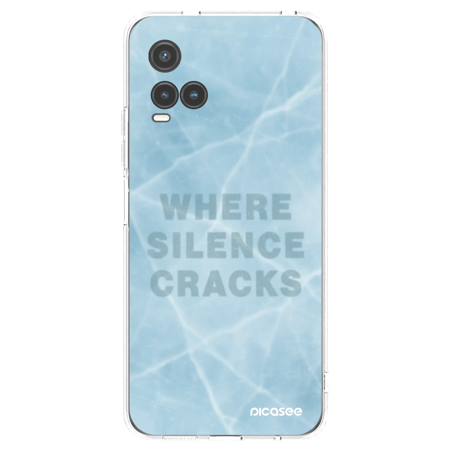 Picasee silikonska prozirna maskica za Vivo Y33s - SILENCE