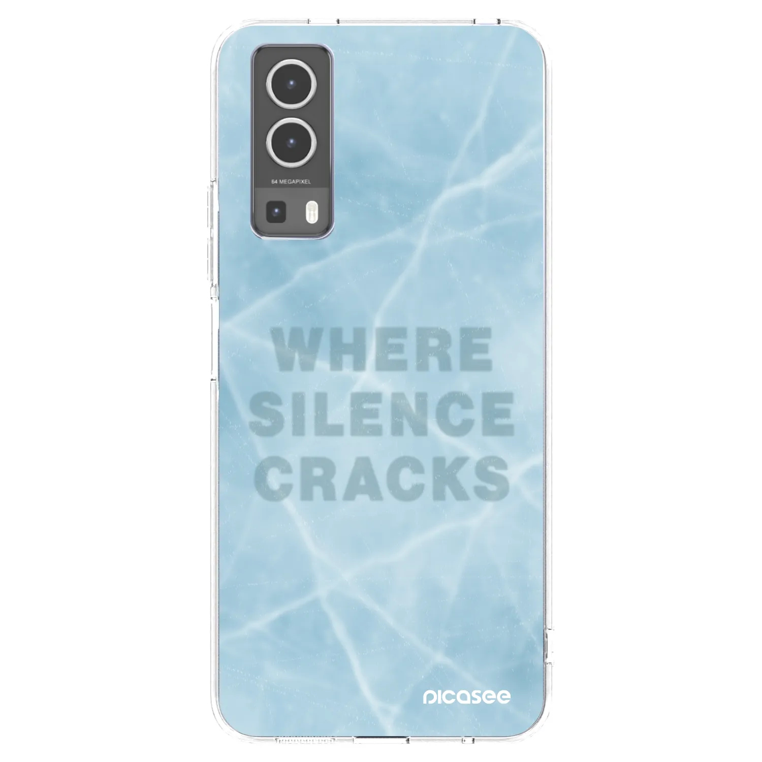 Picasee silikonska prozirna maskica za Vivo Y72 5G - SILENCE