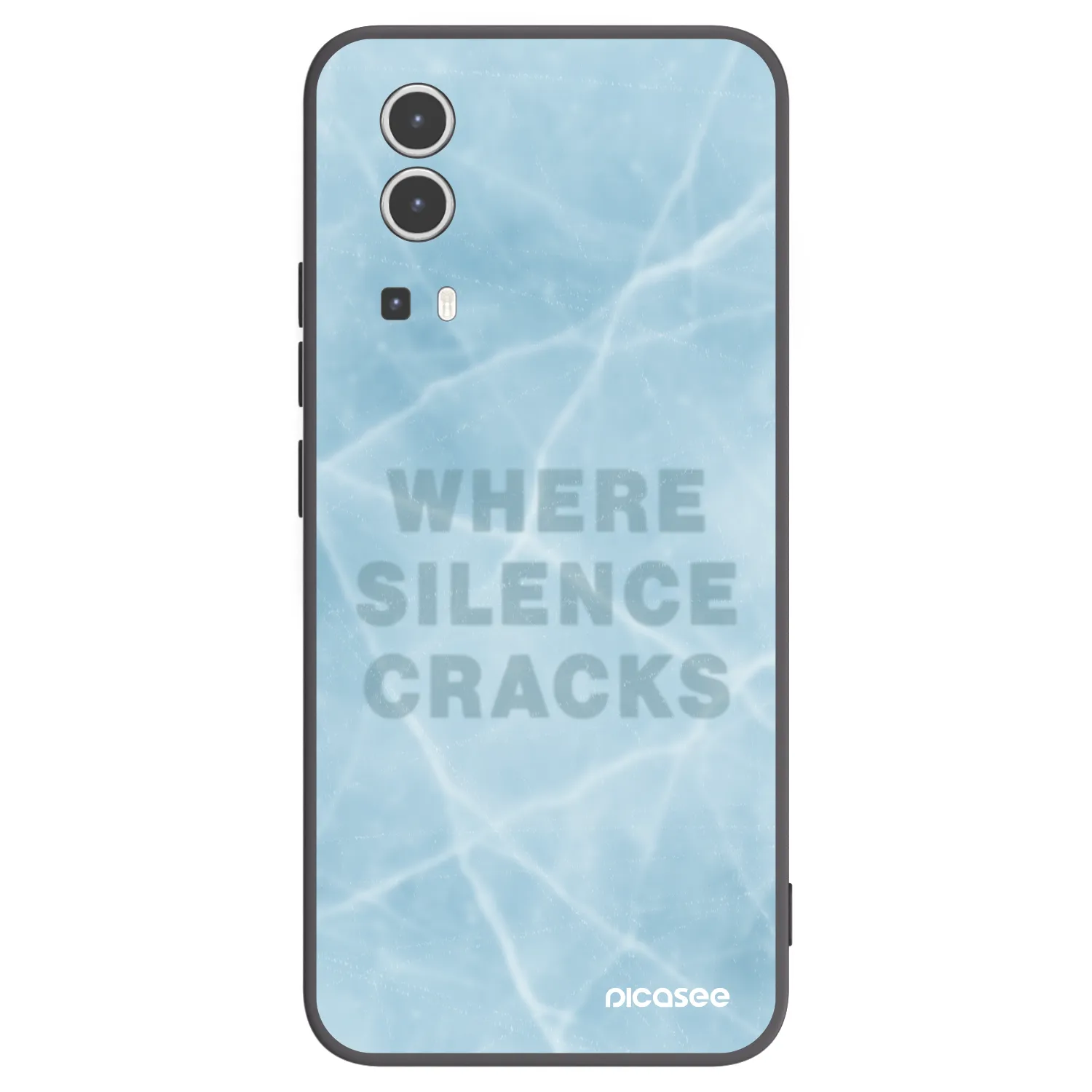 Picasee crna silikonska maskica za Vivo Y72 5G - SILENCE