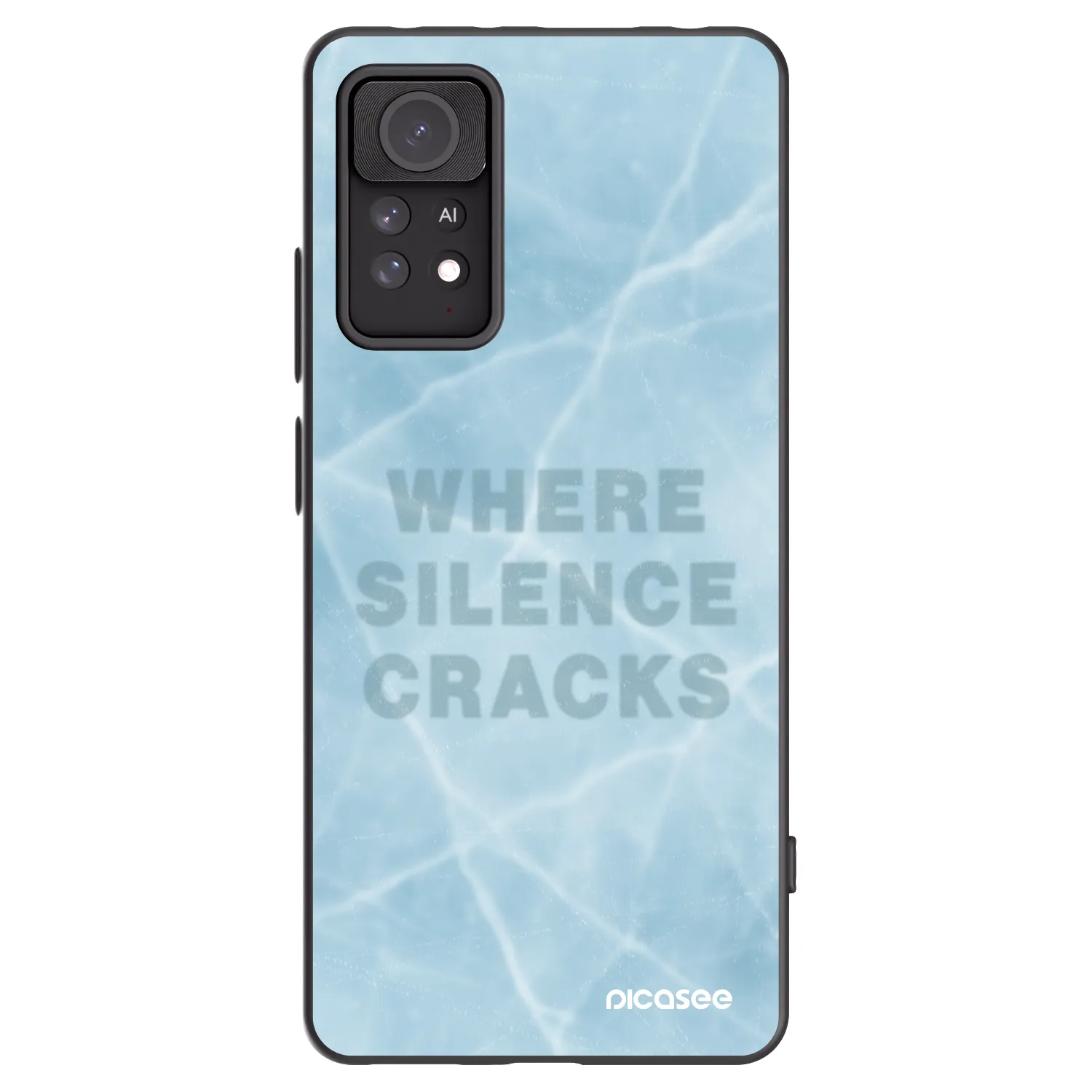 Picasee crna silikonska maskica za Xiaomi Redmi Note 11 Pro 5G - SILENCE