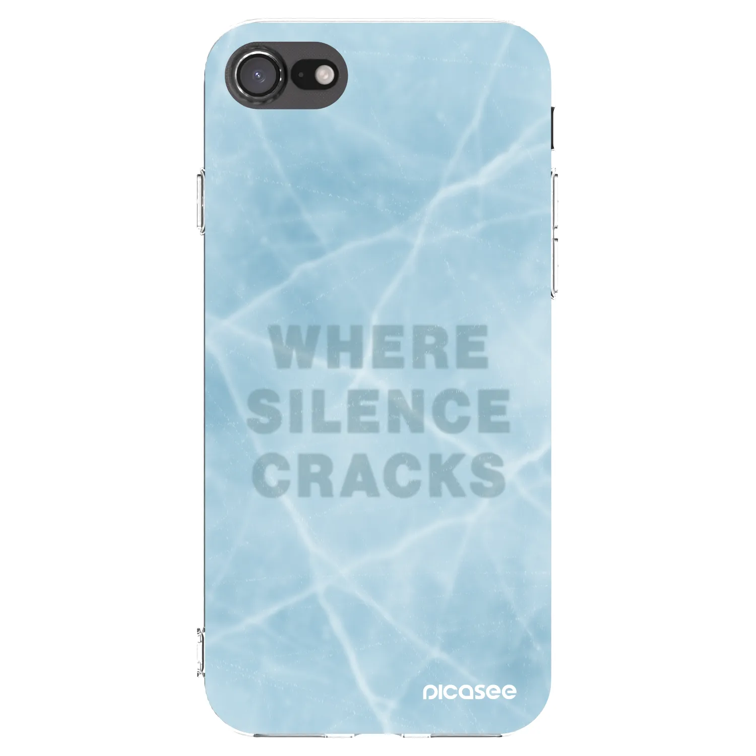 Picasee silikonska prozirna maskica za Apple iPhone SE 2022 - SILENCE